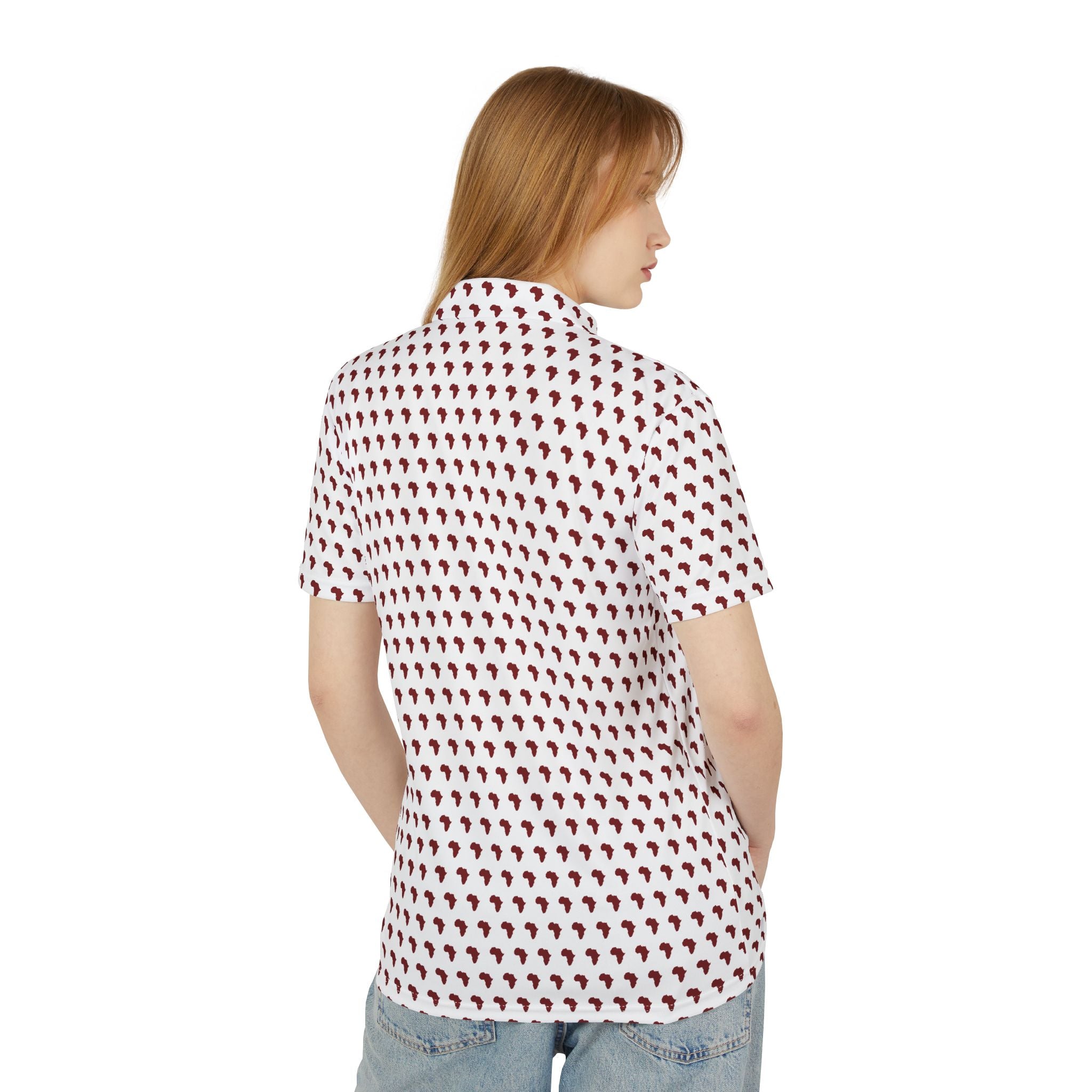 E1 All-Over Logo Polo Shirt