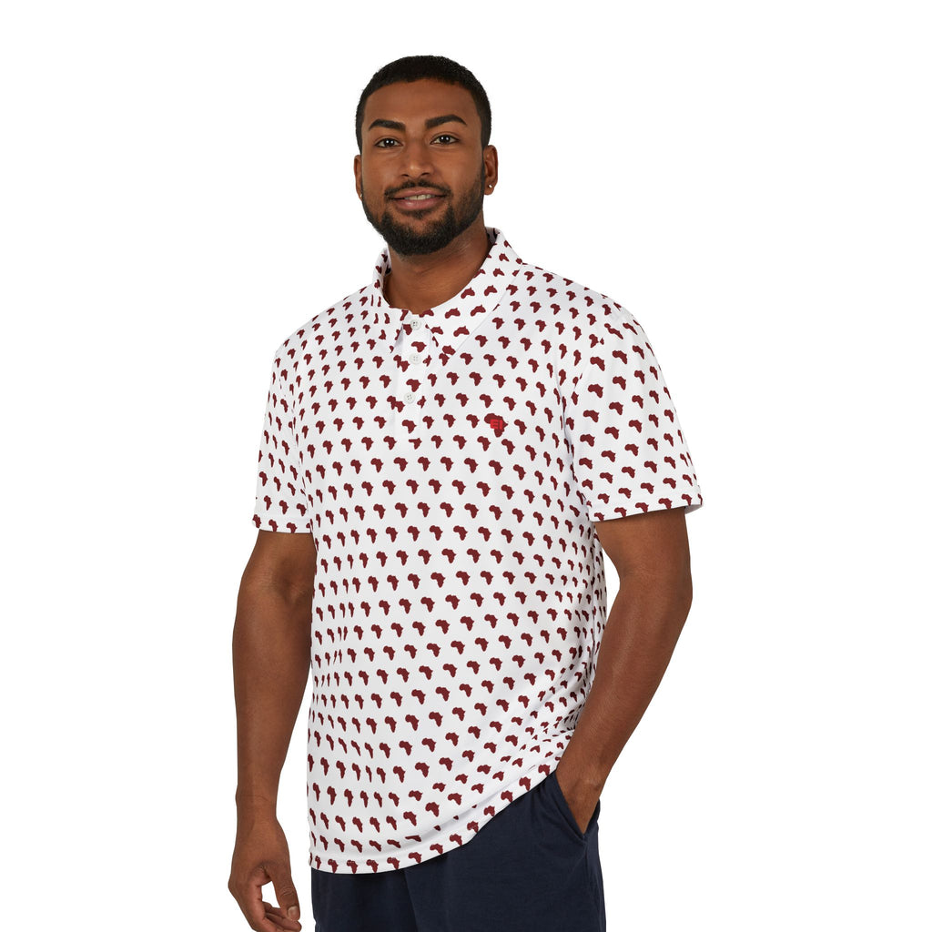 E1 All-Over Logo Polo Shirt