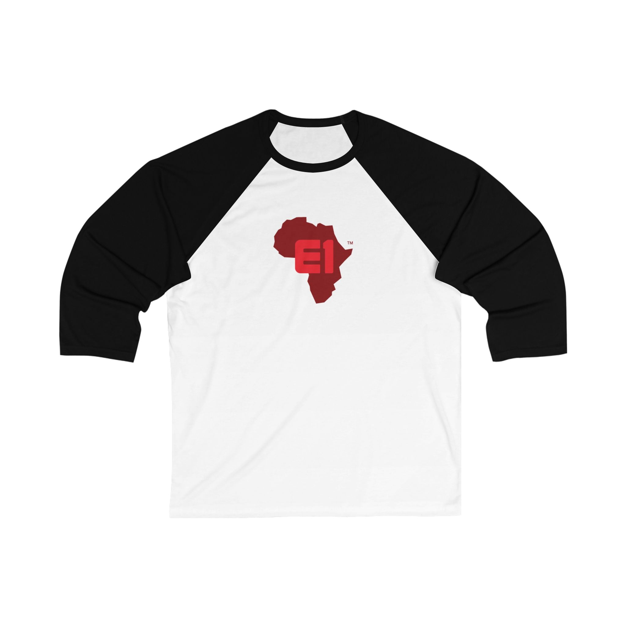 E1 Logo Baseball Tee - 3/4 Sleeve