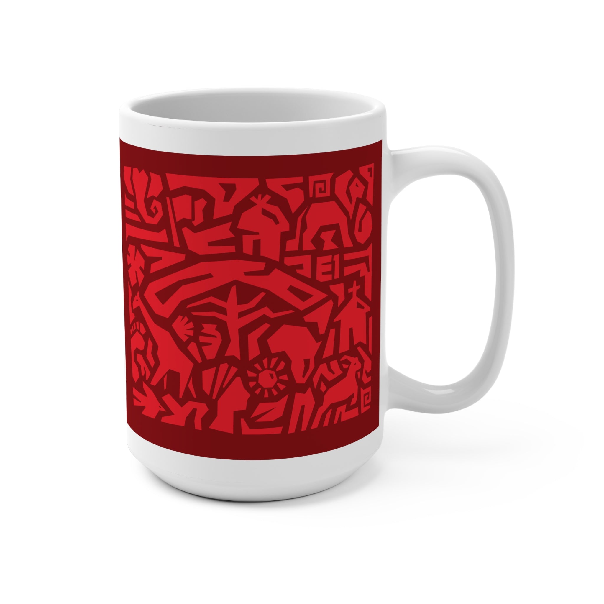 Africa Pattern Mug - 15oz